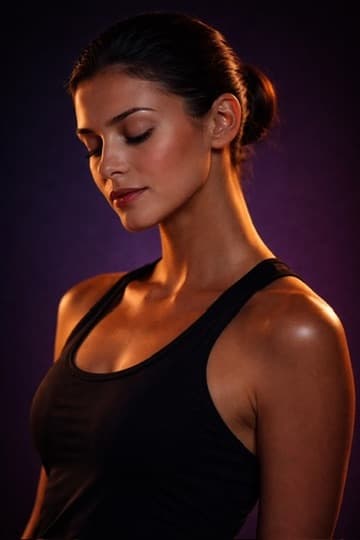 Person in focused, calm state